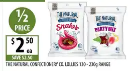 Supabarn The natural confectionery co. lollies range offer