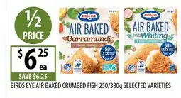 Supabarn Birds eye air baked crumbed fish offer