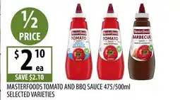 Supabarn Masterfoods tomato and bbq sauce offer