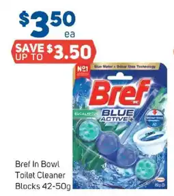 Foodland Bref in bowl toilet cleaner blocks offer