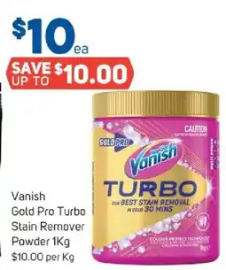 Foodland Vanish gold pro turbo offer