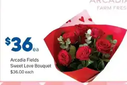 Foodland Arcadia fields sweet love bouquet offer