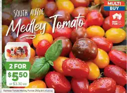 Foodland Rainbow tomato medley punnet offer