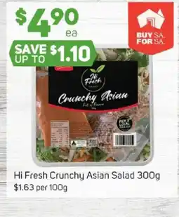 Foodland Hi fresh crunchy asian salad offer