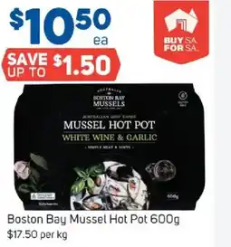 Foodland Boston bay mussel hot pot offer