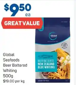 Foodland Global seafoods beer battered whiting offer