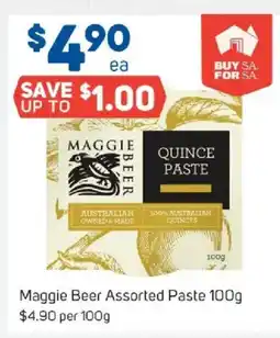 Foodland Maggie beer assorted paste offer