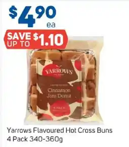 Foodland Yarrows Flavoured Hot Cross Buns offer