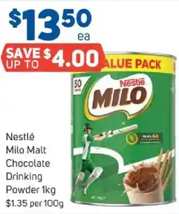Foodland Nestlé Milo Malt Chocolate Drinking Powder offer
