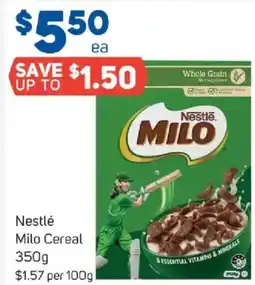 Foodland Nestlé Milo Cereal offer