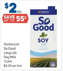 Foodland Sanitarium So Good Long Life Soy Milk offer