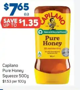 Foodland Capilano Pure Honey Squeeze offer
