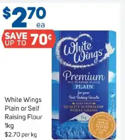 Foodland White Wings Plain or Self Raising Flour offer