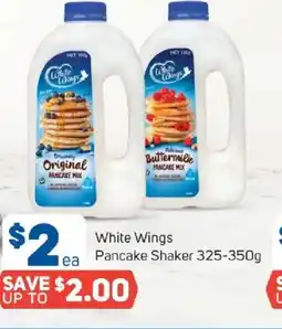 Foodland White Wings Pancake Shaker offer