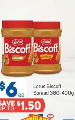 Foodland Lotus Biscoff Spread offer