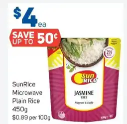 Foodland SunRice Microwave Plain Rice offer