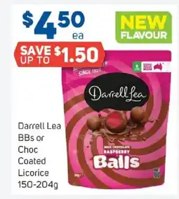 Foodland Darrell Lea BBs or Choc Coated Licorice offer