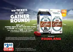 Foodland Farmers Union Iced Coffee or Dairy Farmers Flavoured Milk offer