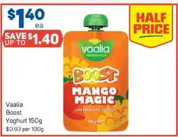 Foodland Vaalia Boost Yoghurt offer