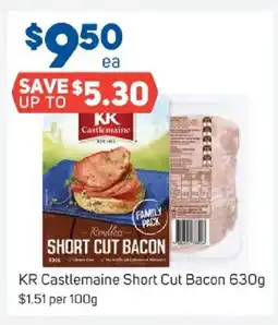 Foodland KR Castlemaine Short Cut Bacon offer