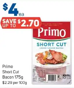 Foodland Primo Short Cut Bacon offer