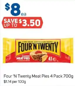 Foodland Four 'N Twenty Meat Pies offer