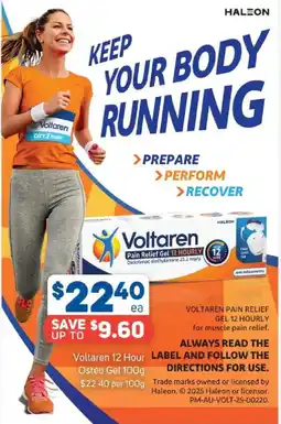 Foodland Voltaren 12 Hour Osteo Gel offer