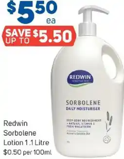 Foodland Redwin Sorbolene Lotion offer