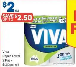 Foodland Viva Paper Towel offer