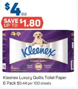 Foodland Kleenex Luxury Quilts Toilet Paper offer