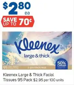 Foodland Kleenex Large & Thick Facial Tissues offer