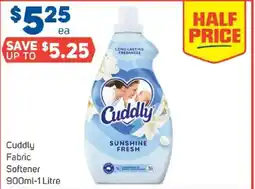 Foodland Cuddly Fabric Softener offer