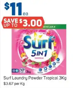 Foodland Surf Laundry Powder Tropical offer