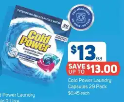 Foodland Cold Power Laundry Capsules offer