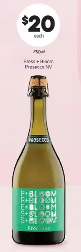 Foodland Press + bloom prosecco nv offer
