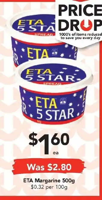 ETA Margarine 500g