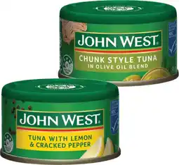 IGA John West Tuna Selected Varieties offer
