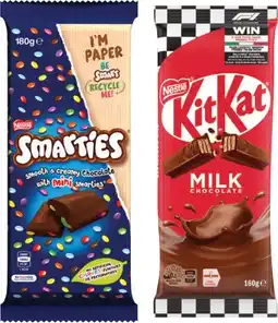 IGA Nestlé Chocolate Block 118‑180g Selected Varieties offer
