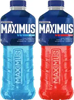 IGA Maximus Sports Drink Selected Varieties offer