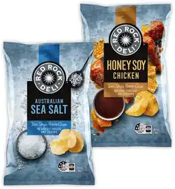 IGA Red Rock Deli Chips 150‑165g Selected Varieties offer