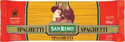 IGA San Remo Pasta 375‑500g Selected Varieties offer