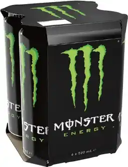 IGA Monster Energy Drink Selected Varieties offer