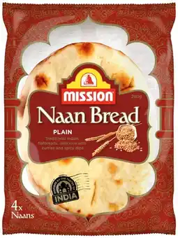 IGA Mission Naan Bread Selected Varieties offer