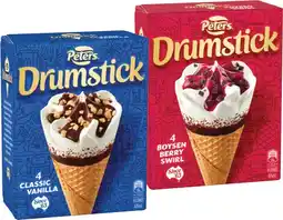 IGA Peters Drumstick 4 Pack or Minis 6 Pack Selected Varieties offer