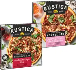 IGA Rustica by McCain Stone Baked Pizza 335‑460g Selected Varieties offer