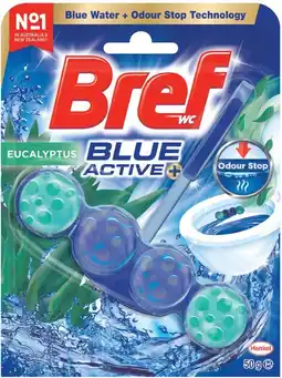 IGA Bref Power or Blue Active Toilet Cleaner Block 50g Selected Varieties offer