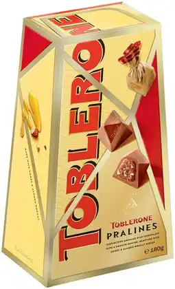 IGA Toblerone Pralines Chocolate Box offer