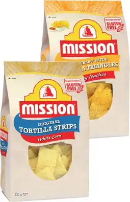 IGA Mission Tortilla Corn Chips Selected Varieties offer