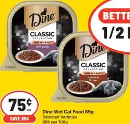 IGA Dine wet cat food offer