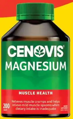 IGA Cenovis magnesium tablets offer